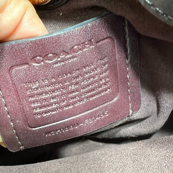 Coach Sage Carryall In Signature Leather Black Leather Handbag - Picture 7 of 14